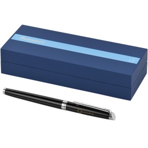 Hmisph?re elegant and lacquered rollerball pen, solid black (Fountain-pen, rollerball)