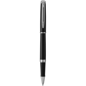 Hmisph?re elegant and lacquered rollerball pen, solid black (Fountain-pen, rollerball)