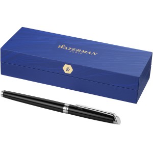 Hmisph?re elegant and lacquered rollerball pen, solid black (Fountain-pen, rollerball)