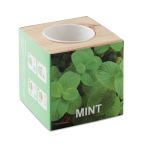 Herb pot wood "MINT", Wood (MO9337-40)