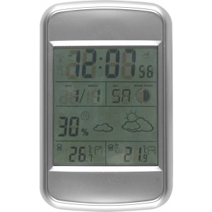 HIPS weather station Raja, silver (Thermometer)