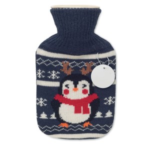 Hot water bottle 250ml, French Navy (Hot&Cold packs)