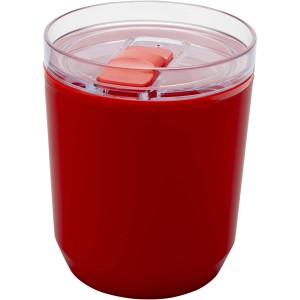 Hudson 180 ml recycled plastic double-wall tumbler, Red (Glasses)