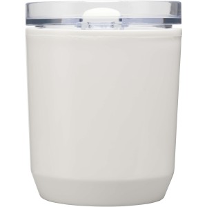 Hudson 180 ml recycled plastic double-wall tumbler, White (Glasses)