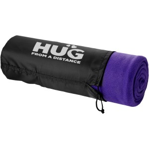 Huggy blanket and pouch, Purple (Blanket)