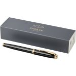 IM professional rollerball pen, solid black,Gold (10702301)