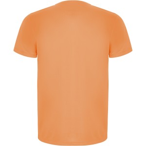 Imola short sleeve kids sports t-shirt, Fluor Orange (T-shirt, mixed fiber, synthetic)