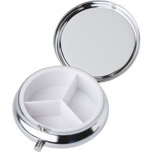 Iron pill box Zara, silver (Healthcare items)