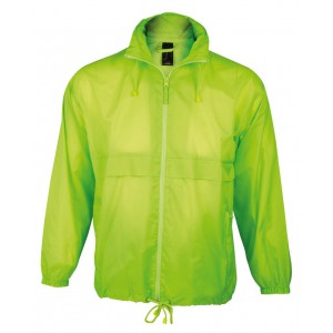 SOL'S SURF - UNISEX WATER REPELLENT WINDBREAKER, Neon Lime (Jackets)