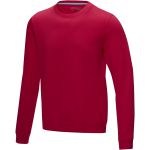 Jasper men's GOTS organic GRS recycled crewneck sweater, Red (3751225)