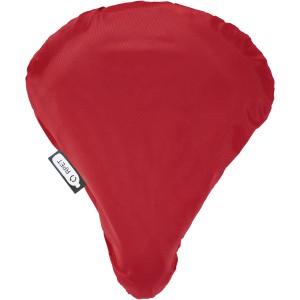 Jesse recycled PET waterproof bicycle saddle cover, Red (Bycicle items)