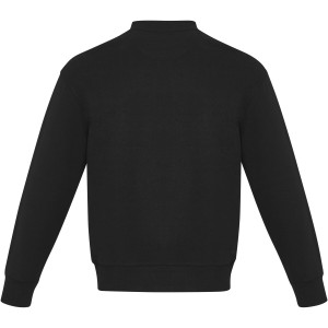 Jet unisex Aware(tm) recycled crewneck sweater, Solid black (Pullovers)