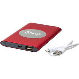 Juice 4000mAh wireless powerbank, Red (Powerbanks)