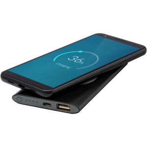 Juice 4000mAh wireless powerbank, Solid black (Powerbanks)