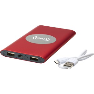 Juice 8000mAh wireless powerbank, Red (Powerbanks)