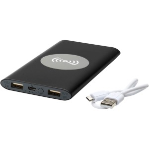 Juice 8000mAh wireless powerbank, Solid black (Powerbanks)