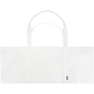 Jumbo GRS recycled non-woven extra large tote bag 65L, White (Shopping bags)