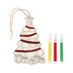 Christmas tree ornament, Wood