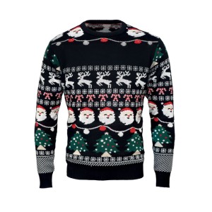 Christmas LED sweater L/XL, Black