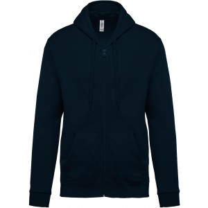 FULL ZIP HOODED SWEATSHIRT, Navy