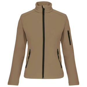 LADIES' SOFTSHELL JACKET, Camel