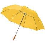 Karl 30" golf umbrella with wooden handle, Yellow (10901807)