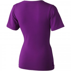 Kawartha short sleeve women's organic t-shirt, Plum (T-shirt, 90-100% cotton)