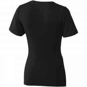 Kawartha short sleeve women's organic t-shirt, solid black (T-shirt, 90-100% cotton)