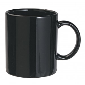 Ceramic mug, 0.3 ltr, black