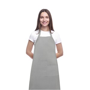 Khana 280 g/m2 cotton apron, Grey (Apron)