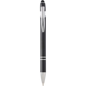 Kish ballpoint pen with silver finish (black ink), Solid bla (Metallic pen)