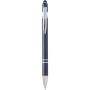 Kish ballpoint pen with silver finish (blue ink), Navy