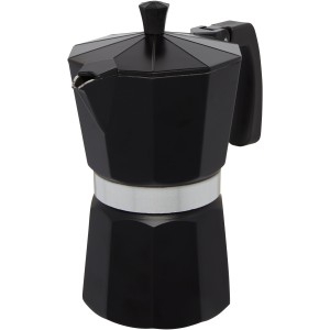 Kone 600 ml mocha coffee maker, Solid black, Silver (Metal kitchen equipments)