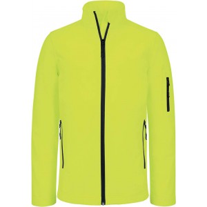 LADIES' SOFTSHELL JACKET, Fluorescent Yellow (Jackets)