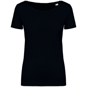 LADIES' T-SHIRT, Black (T-shirt, 90-100% cotton)