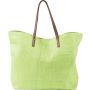 Laminated nonwoven (180 gr/m2) beach bag Sana, lime