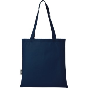 Zeus GRS recycled non-woven convention tote bag 6L, Navy (Laptop & Conference bags)