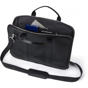 Leather laptop bag Michael, black (Laptop & Conference bags)