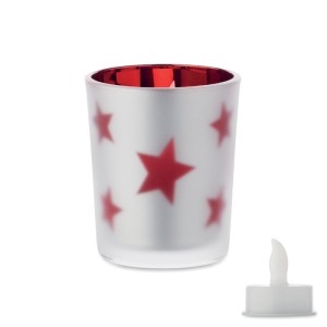 LED tea light candle, Red