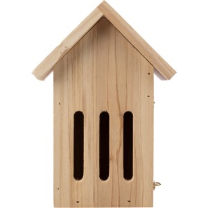 Pine wooden butterfly house Anita, brown