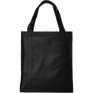 Liberty non-woven tote bag, solid black (Shopping bags)