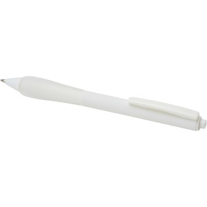 Lorena RABS ballpoint pen, Transparent white (Plastic pen)