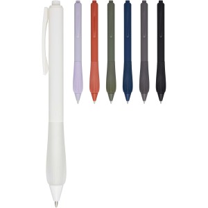 Lorena RABS ballpoint pen, Transparent white (Plastic pen)