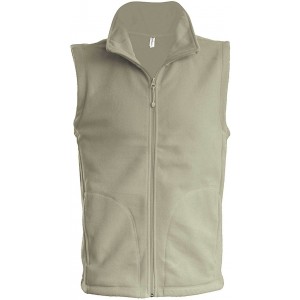 LUCA - MEN'S MICRO FLEECE GILET, Beige (Vests)