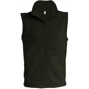 LUCA - MEN'S MICRO FLEECE GILET, Green Olive (Vests)