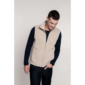 LUCA - MEN'S MICRO FLEECE GILET, White (Vests)