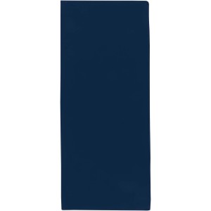 Lucas RPET sport towel 30x80 cm, Navy (Towels)