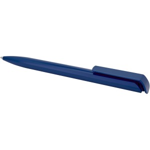 Lucia recycled plastic ballpoint pen, Blue (Plastic pen)