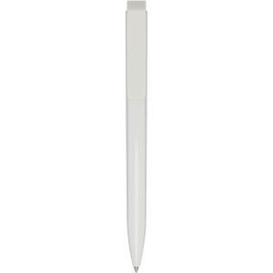 Lucia recycled plastic ballpoint pen, White (Plastic pen)