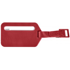 Luggage tag, red (Travel items)